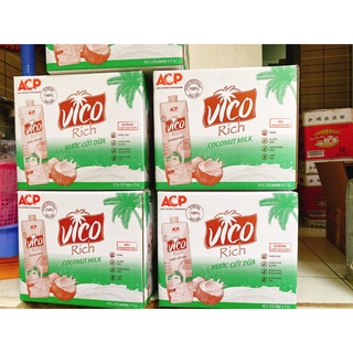 Nước cốt dừa nguyên chất vico rich 330ml