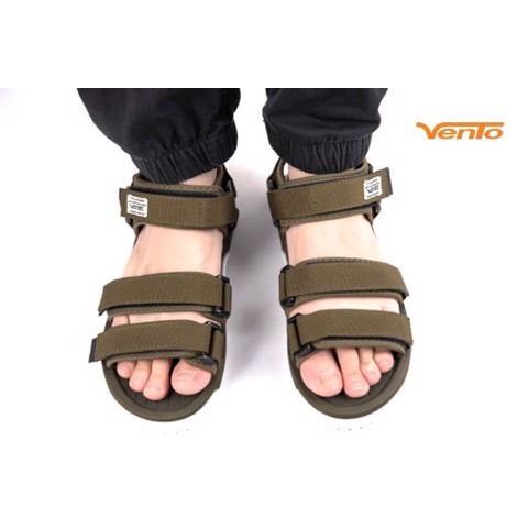 GIÀY SANDAL VENTO CHÍNH HÃNG 9801-KHAKI [ẢNH THẬT - Full size 35-44]  [GIÀY SANDAL NAM NỮ]