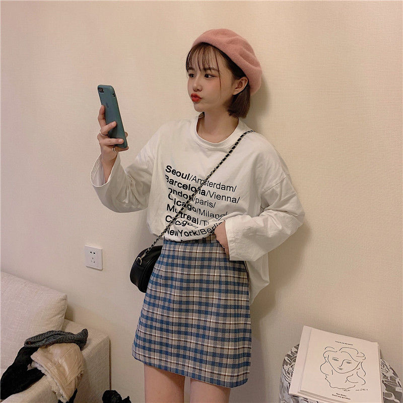 Mùa Giải Lưới Màu Đỏ Lửa insMới Váy Kẻ Sọc Phụ Nữ Eo Cao ATừ Váy Chống Ánh Sáng Retro Hoang Dã | BigBuy360 - bigbuy360.vn