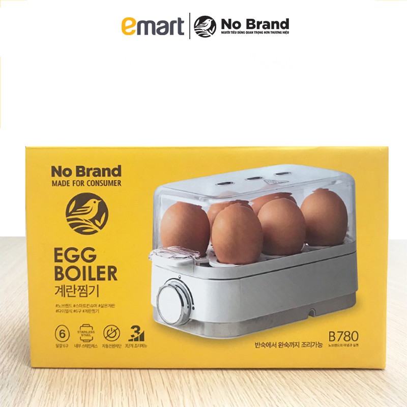 Máy Luộc Trứng - Hấp Thực Phẩm Siêu Tốc No Brand - Emart VN