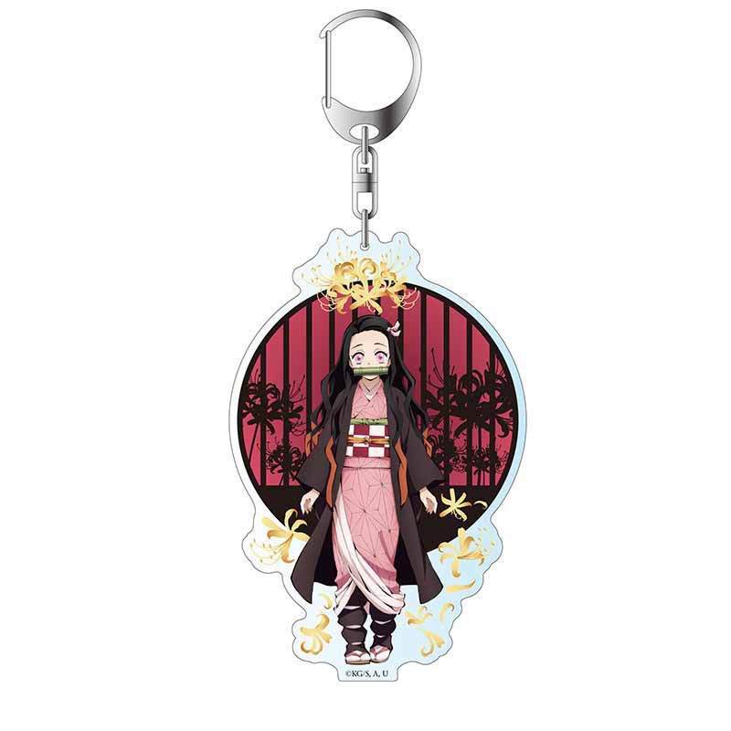 Sy2 Móc Chìa Khóa Bằng Acrylic Hình Demon Slayer Tanjiro Nezuko Giyuu Akaza YS2