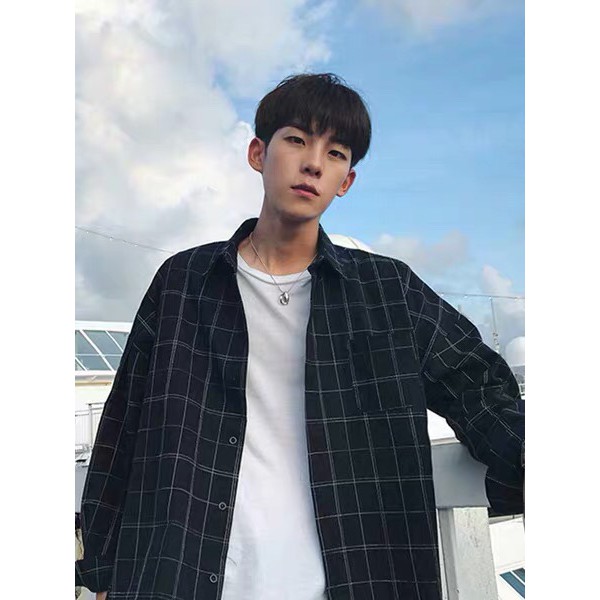 [ORDER] Áo sơ mi Nam dài tay kẻ caro Ulzzang Hàn Quốc- Kèm ảnh thật | BigBuy360 - bigbuy360.vn