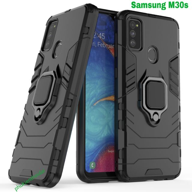 Ốp lưng Samsung M30s chống sốc Iron Man Iring siêu bền giá đỡ xem phim