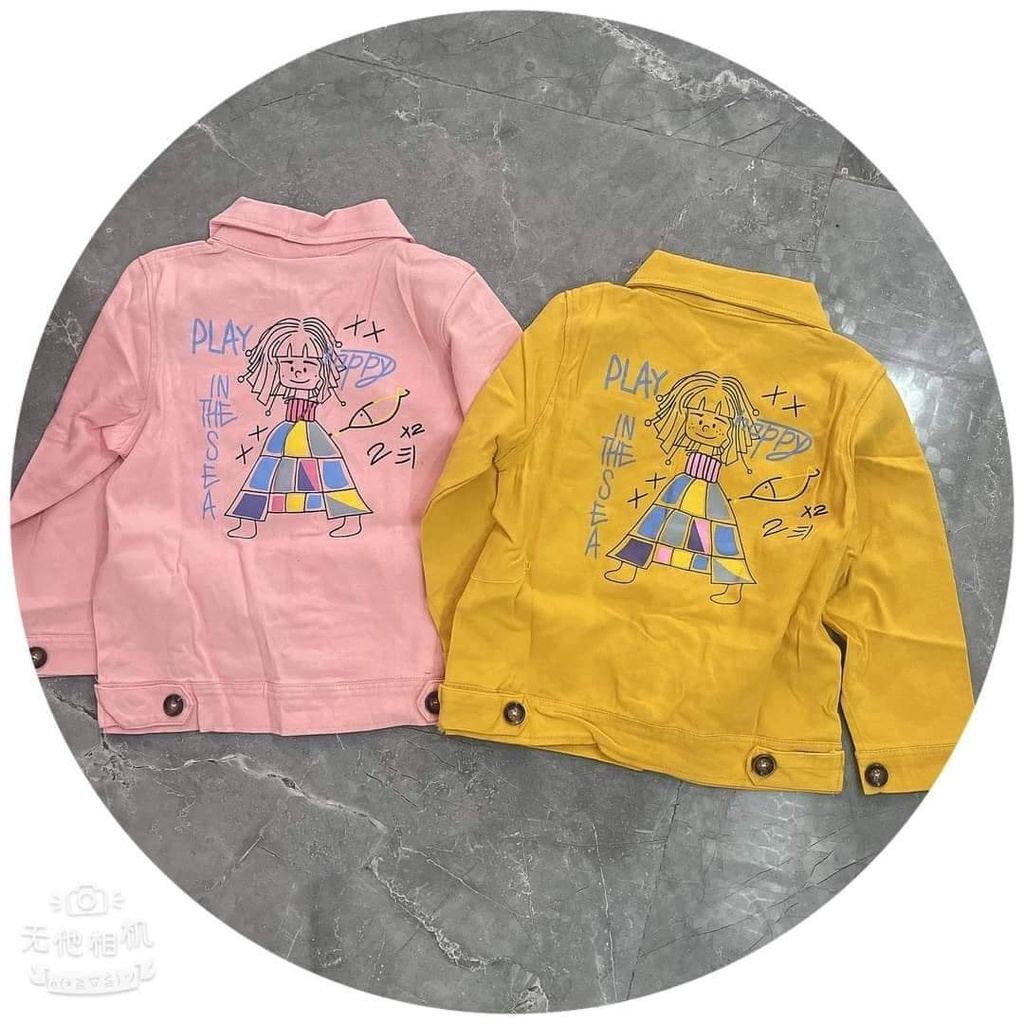 Áo khoác jeans, áo khoác kaki cho bé trai, bé gái 7-35kg
