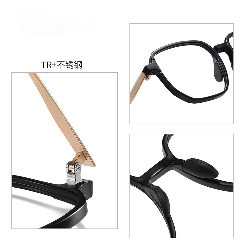 Mắt kính gọng vuông chống ánh sáng xanh thời trang sành điệu cho nam và nữ