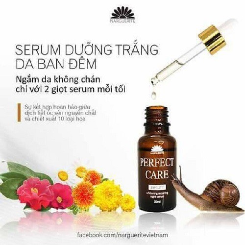 Serum dưỡng trắng tái tạo da ban đêm Perfect Care Narguerite | BigBuy360 - bigbuy360.vn