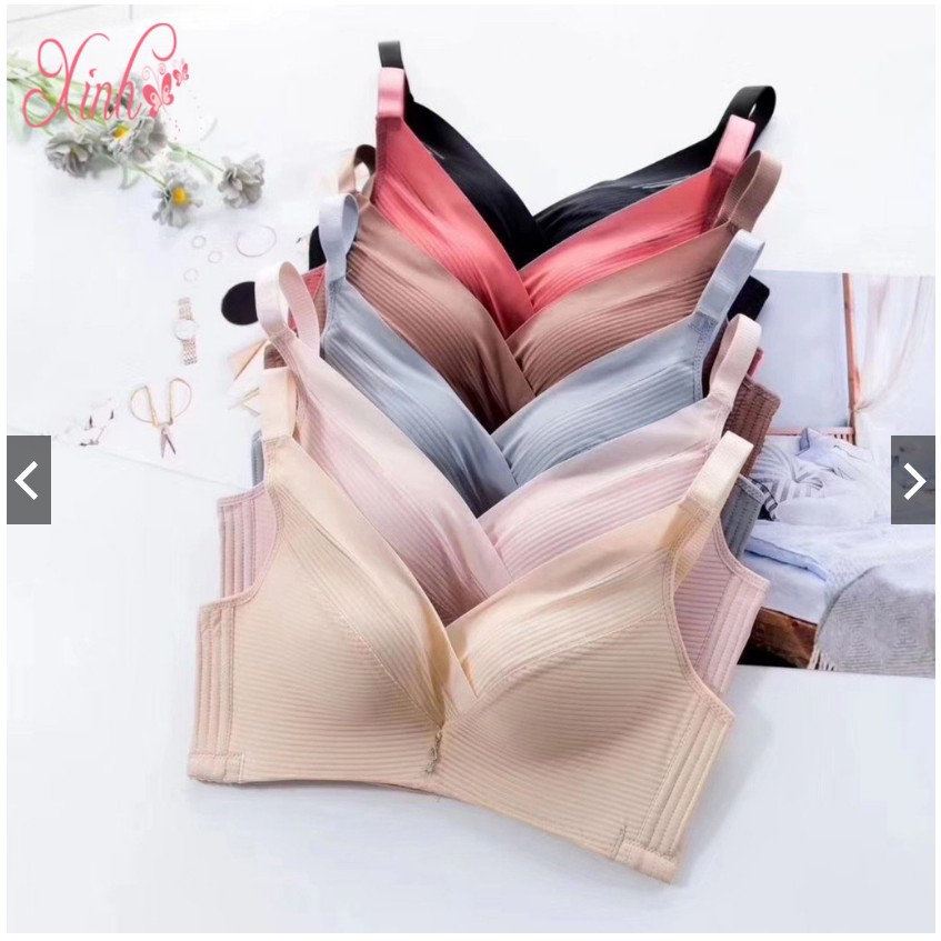 Áo Lót Su Nâng Ngực 5022 Kẻ Sọc Không Gọng Siêu Đẹp | BigBuy360 - bigbuy360.vn
