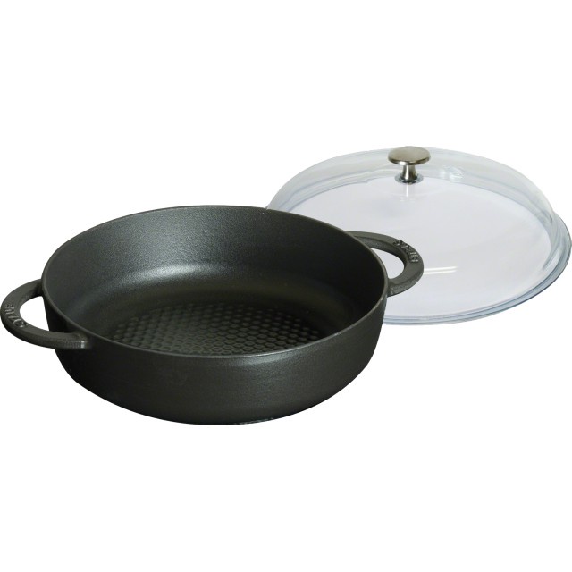 Nồi Hexagon Staub Màu Đen - 24 cm
