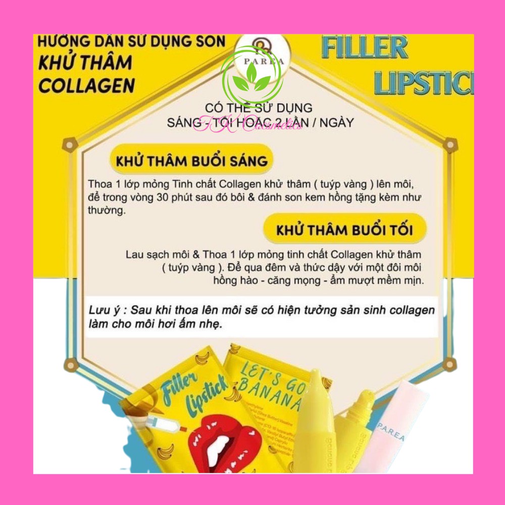 [Mua 1 tặng 1] [ Mua 1 tặng Voucher 20k, tặng 1 Mask Collagen 40k]  𝐒𝐎𝐍 𝐇𝐎̂̀𝐍𝐆 𝐌𝐎̂𝐈 𝐓𝐇𝐀̂𝐌 𝐅𝐈𝐋𝐋𝐄𝐑 𝐋𝐈𝐏𝐒𝐓𝐈𝐂𝐊 - Son Khử Thâm