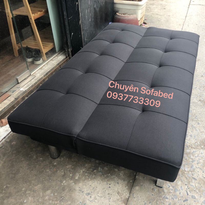 Sofa bed - Sofa giường màu đen dài 1m7