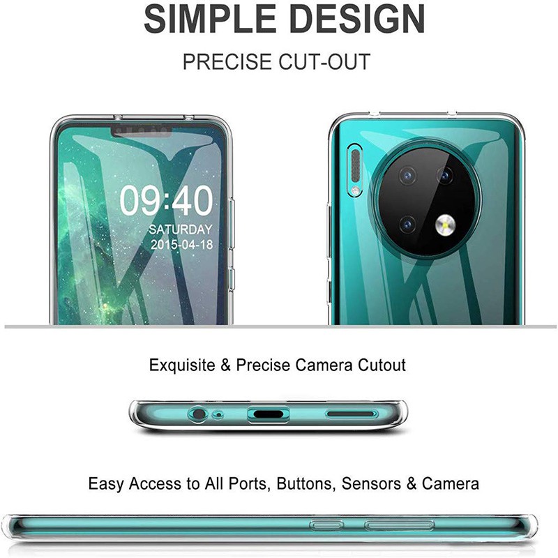 Ốp lưng dẻo silicon cho Huawei Mate 10 Pro / Mate 20 / Mate 20 Pro / Mate 30 / Mate 30 Pro chính hãng Ultra Thin