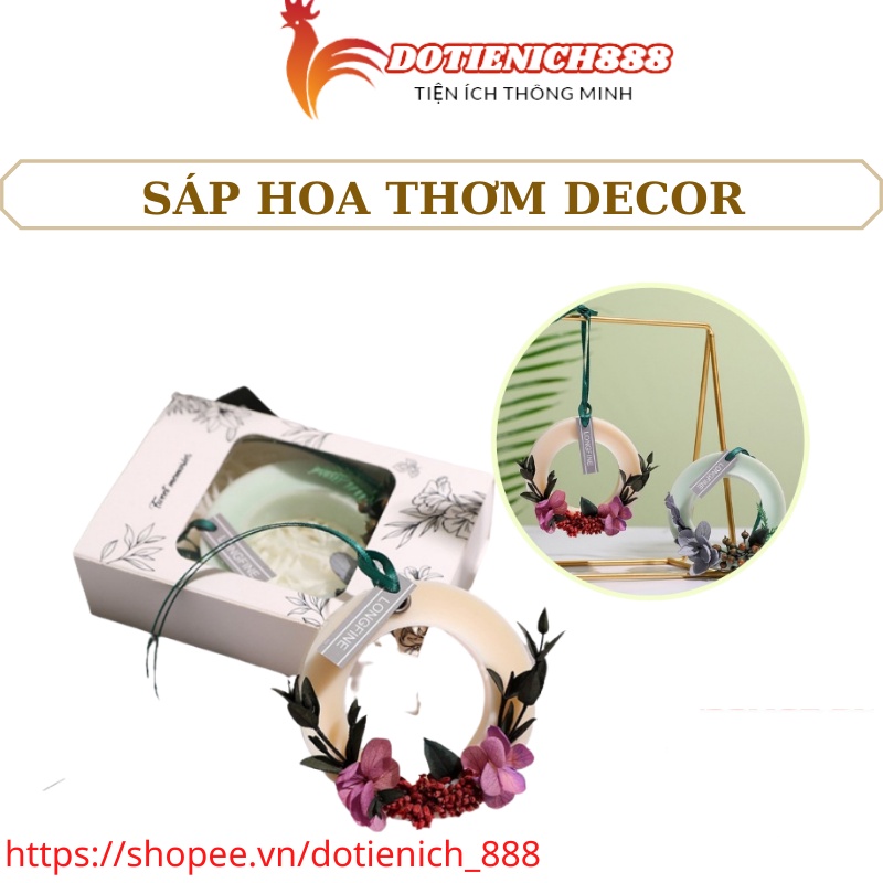 Sáp Thơm Hoa Khô, Nước Hoa Treo Tủ Quần Áo Khử Mùi Ẩm Mốc Không Khí Treo Phòng Bàn Làm Việc