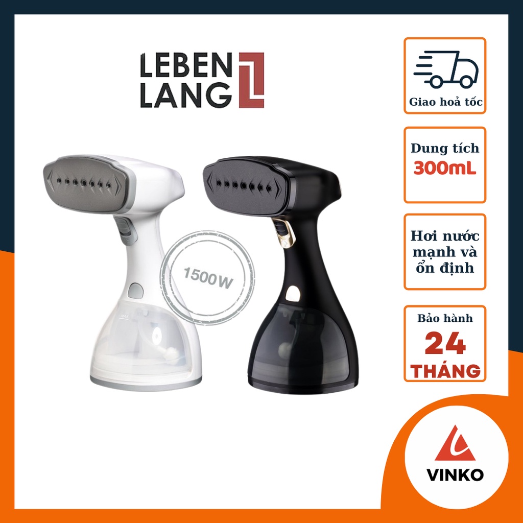 Bàn là hơi nước cầm tay, bàn ủi LEBENLANG chống nhăn quần áo - LBD528 BH 24 tháng chính hãng nhập khẩu Đức