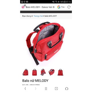 HOT Balo sakos thời trang MELODY