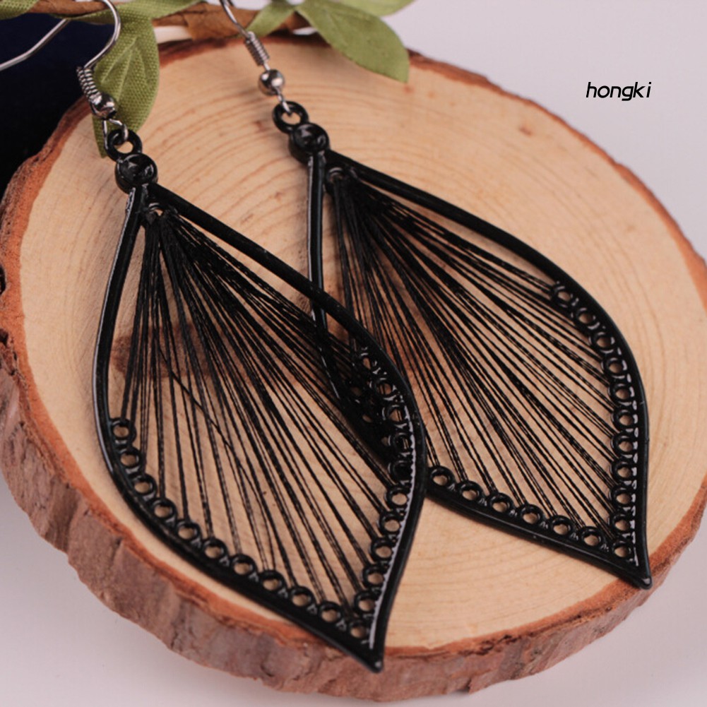 Bông Tai Hợp Kim Hình Chiếc Lá Thời Trang Cho Nữ