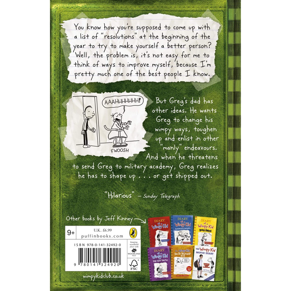 Truyện: Nhật Ký Chú Bé Nhút Nhát Tập 3 - Diary Of A Wimpy Kid 03: The Last Straw ( Tiếng Anh)