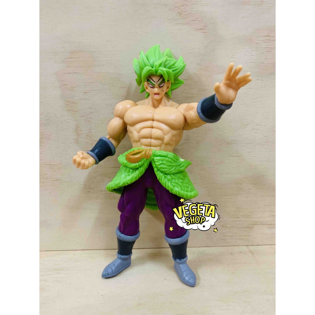 Mô hình Dragon Ball Super - Mô hình Broly Super Saiyan Green - Broly tóc xanh lá cây - Cao 18cm