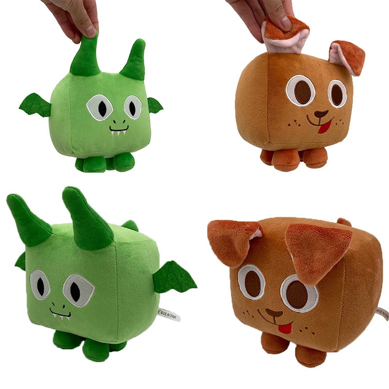 Big Games Pet Simulator X Cat Axolotl Dog Bat Plush Stuffed Doll Toy Kids Gift