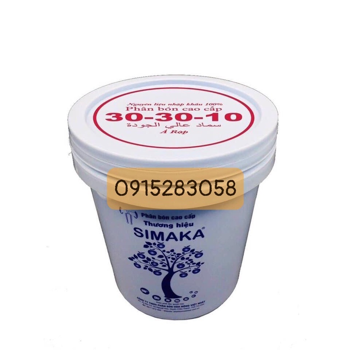 Phân Bón NPK 30-30-10 Xô 17kg - Kích Rễ Mạnh, Đẻ Nhánh Nhanh, Phát Triển Thân Cành