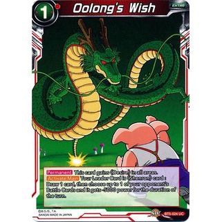 Thẻ bài Dragonball - bản tiếng Anh - Oolong s Wish BT5-024 thumbnail
