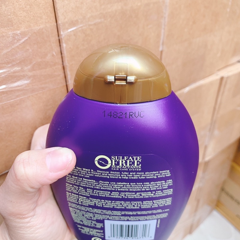 DẦU GỘI ORGANIX THICK AND FULL BIOTIN AND COLLAGEN SHAMPOO