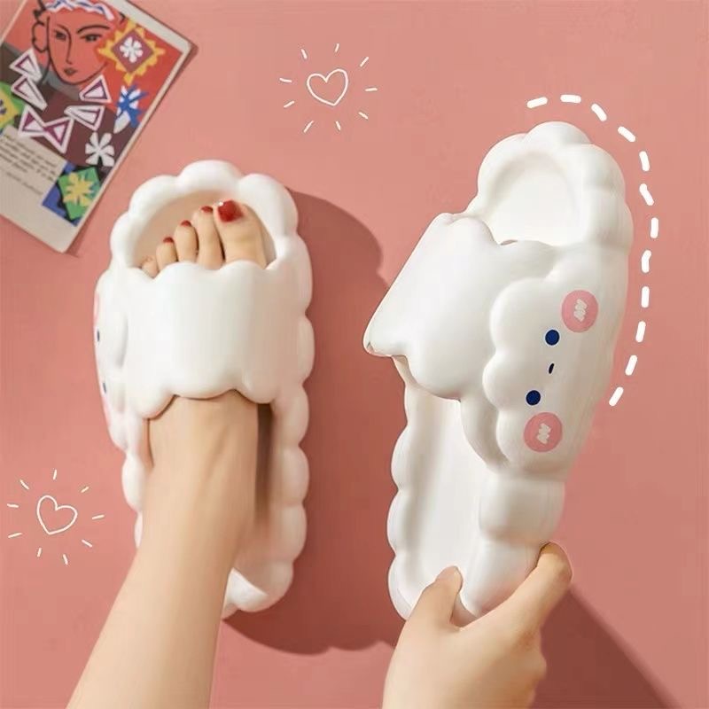 Dép đi trong nhà hình đám mây dễ thương thời trang mùa hè dành cho cặp đôi đủ size 36-41