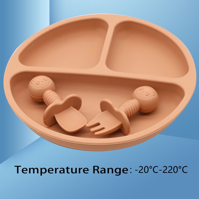 Bộ Dụng Cụ Tập Ăn 8 Món Bằng Silicone Cho Bé