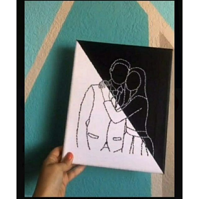 Khung Vải, Toan Thêu Tranh, Canvas in sắn, Căng sẵn lên khung,hoa văn sắc màu sắc nhiều kích thước tặng in hình, kim chỉ