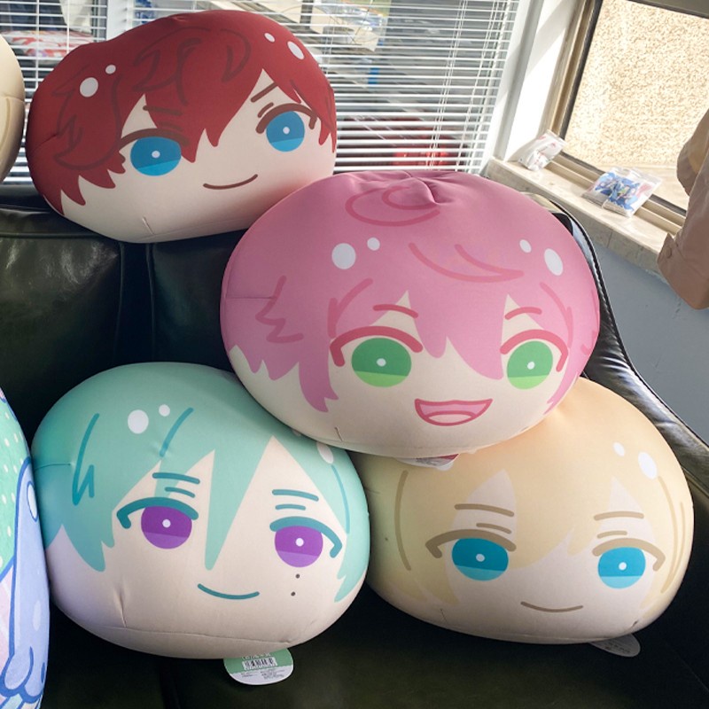 Ensemble Stars Móc Khóa Hình Ngôi Sao Hoạt Hình Nhồi Bông Sáng Tạo Làm Quà Tặng Giáng Sinh / Sinh Nhật / Ba Lô Sazanami Jun Valentine AIRA O