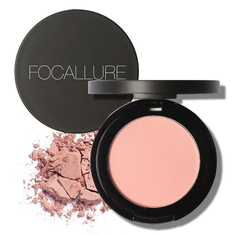 Phấn má hồng FOCALLURE màu ngọc trai hiệu ứng lì xinh xắn | BigBuy360 - bigbuy360.vn