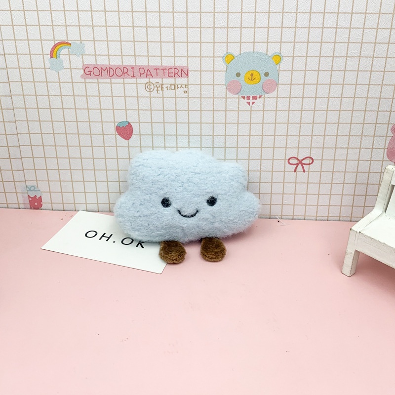 Móc Khóa Hình Đám Mây Nhồi Bông Dễ Thương