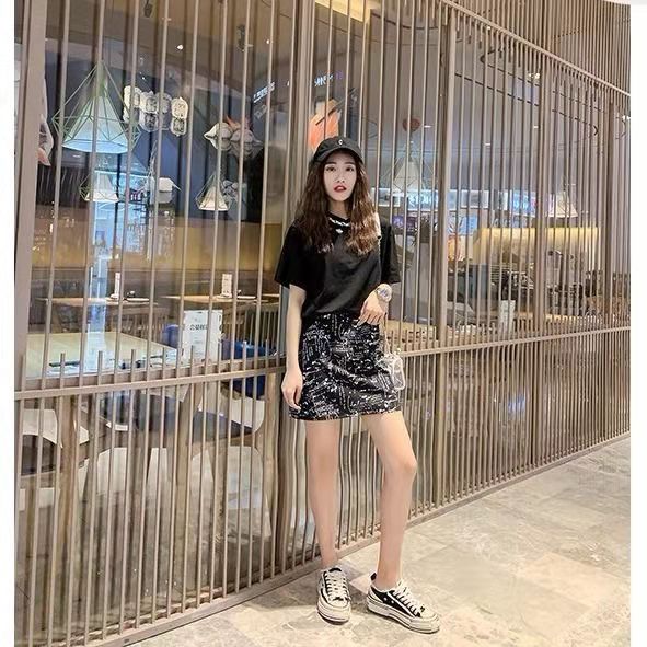 [Mã FAGREEN55 giảm 10% tối đa 30K đơn 99K] Chân Váy Chữ A In Họa Tiết Thời Trang Hè 2021 Cho Nữ | BigBuy360 - bigbuy360.vn