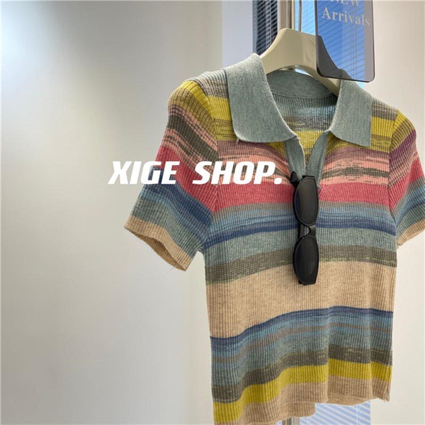 0206AP - Áo polo sắc màu nữ