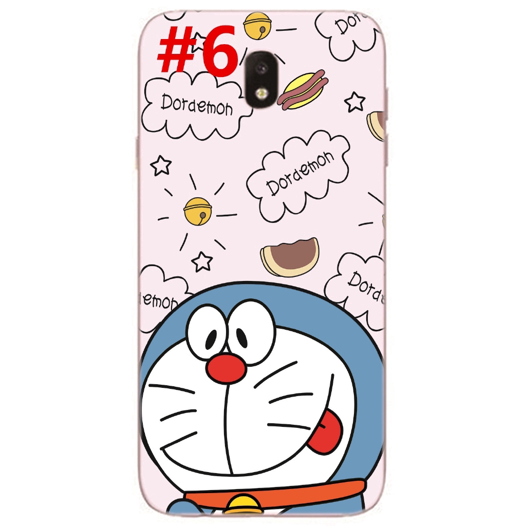 Ốp điện thoại TPU mềm họa tiết hoạt hình Doraemon dễ thương cho Samsung Galaxy J3 J5 J7 Pro/Prime/J730 2017 J530 J330