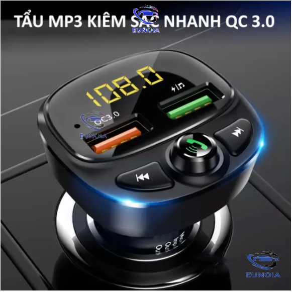 Tẩu nghe nhạc MP3 Bluetooth kiêm sạc nhanh HY-87