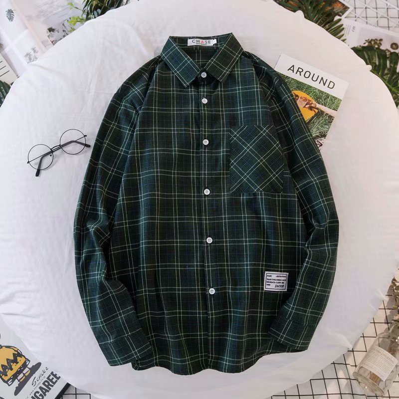 Áo sơ mi tay dài kẻ sọc thời trang thu đông cho bé trai | BigBuy360 - bigbuy360.vn