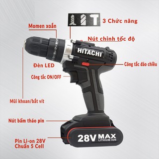 [COMBO] Máy khoan HITACHI Made in JAPAN