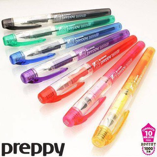 Bút Máy Preppy Nhật Bản F03 Tím, Đen, Xanh, Đỏ - Ống mực bút Preppy - Mẫu Mới