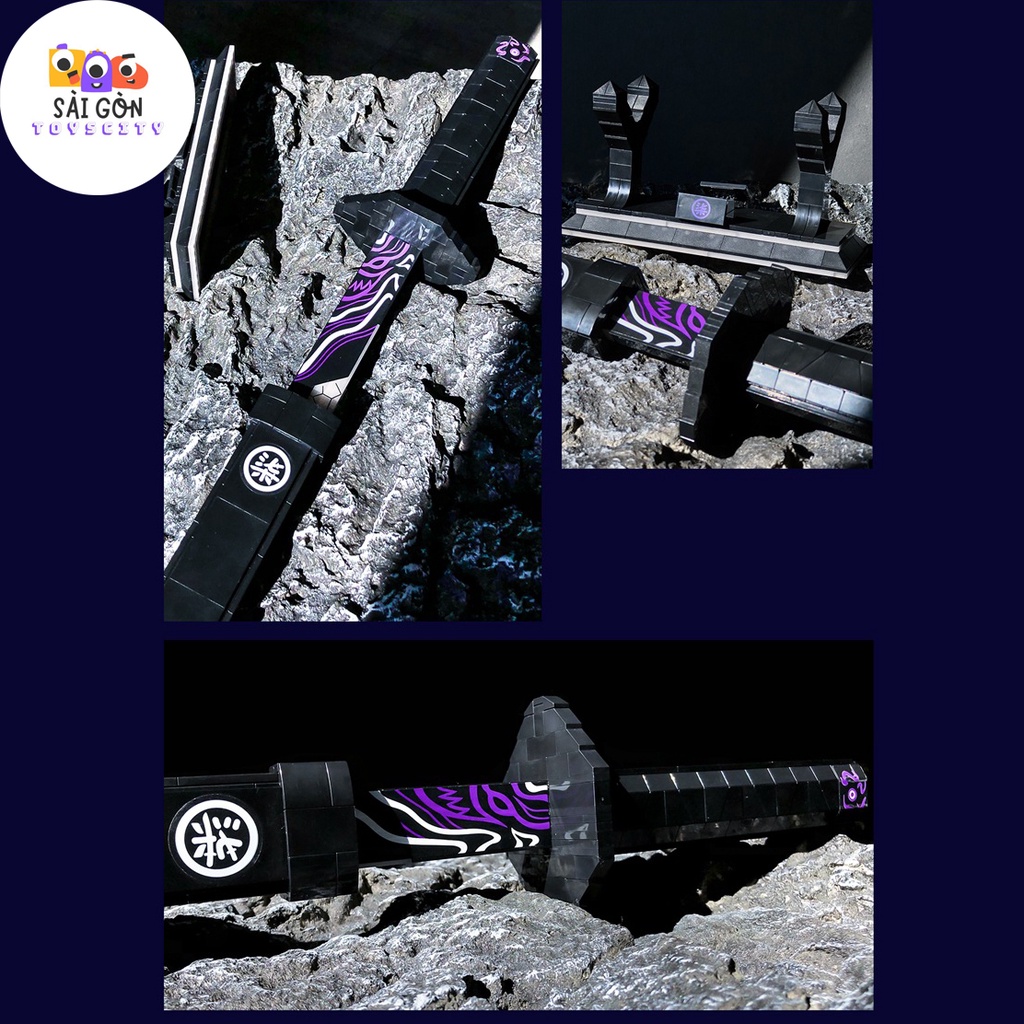 Đồ Chơi Lắp Ráp Xếp Hình Mô Hình Thanh Kiếm Magiced Blade Knife Của Killer Seven DK1505 Với 853 PCS