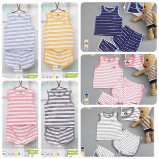 Bộ qa ba lỗ petit kẻ 3056 3084 uala rogo