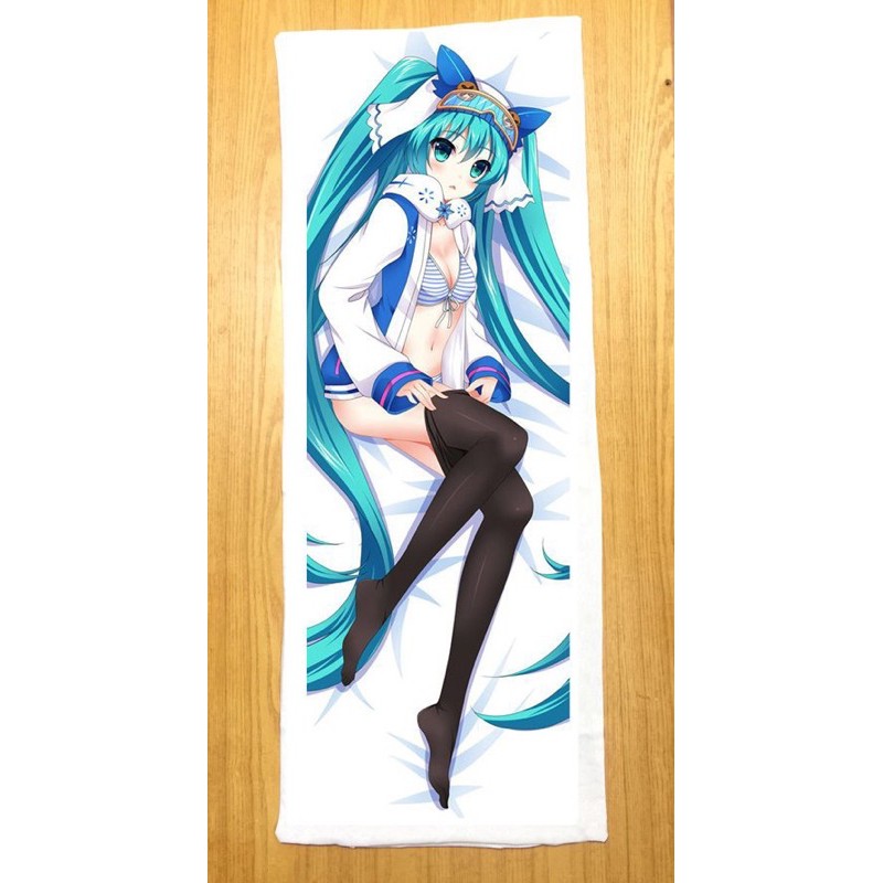 gối ôm miku dài 40cm x 1m / gối dài volkaloi miku