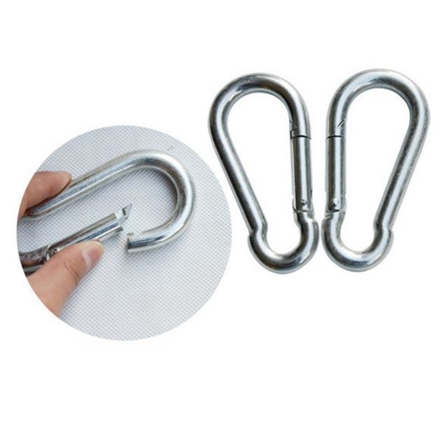 móc khóa lò xo kiểu bầu (p168-5) móc carabiner bảo hiểm an toàn chắc chắn chịu lực