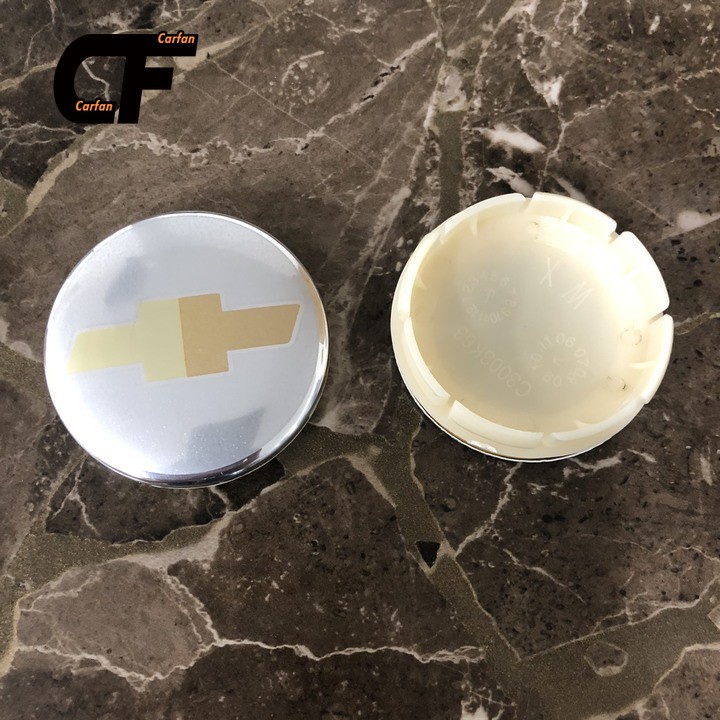 1 Chiếc Chevrolet  Logo chụp mâm, ốp lazang bánh xe ô tô Chevrolet đường kính 63mm Hubcaps.