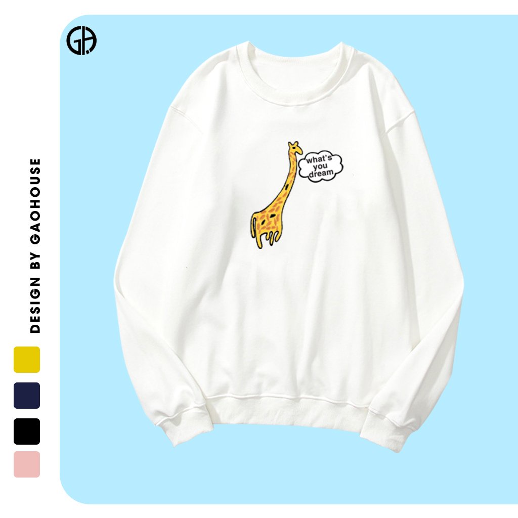 Áo Hoodie/Sweater Unisex Gạo House Hươu Cao Cổ - N mới | BigBuy360 - bigbuy360.vn