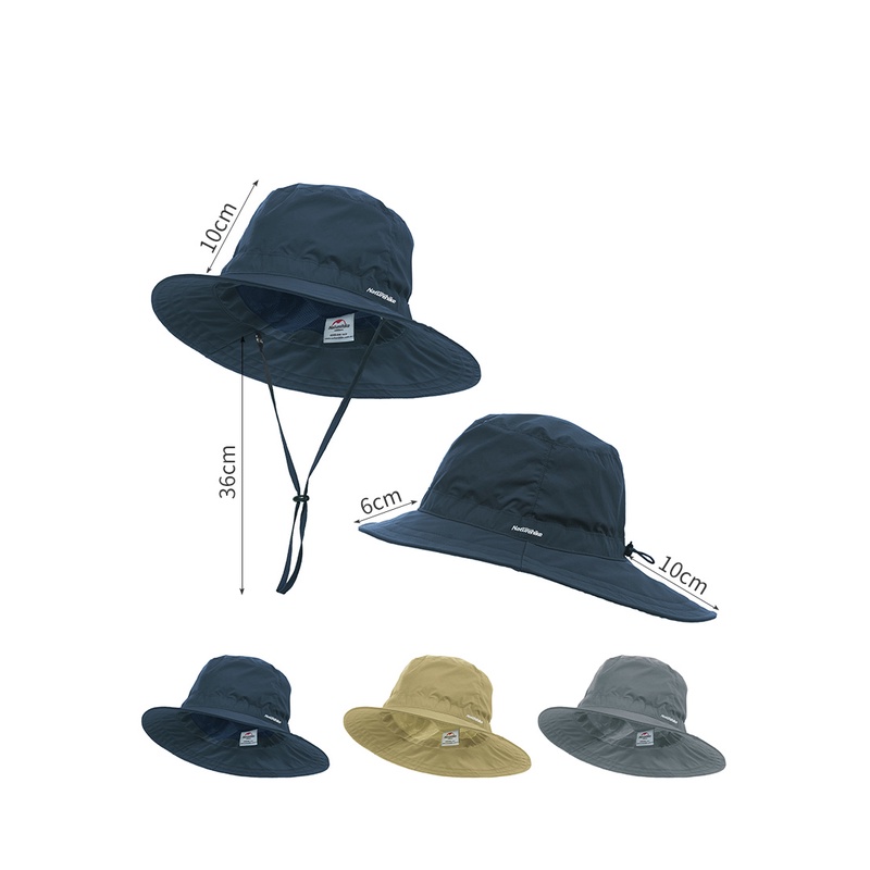 Mũ Rộng Vành Dã Ngoại Naturehike NH17M005-A Mũ Nhanh Khô, Thoáng Khí