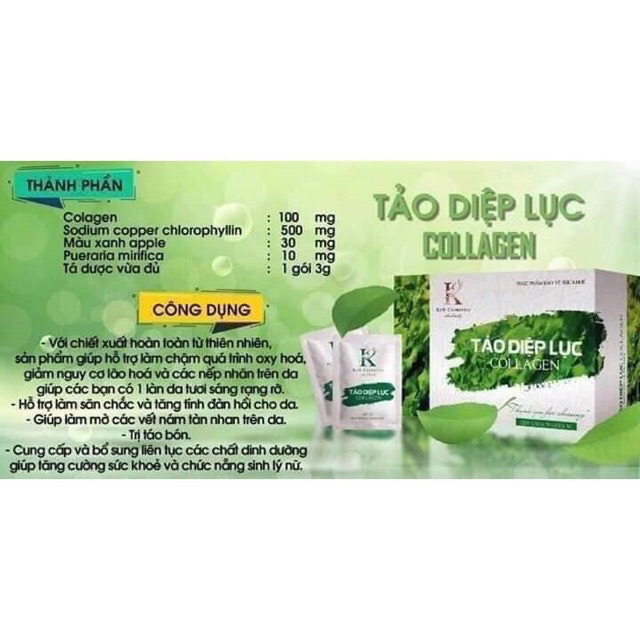 TẢO DIỆP LỤC COLLAGEN KYO