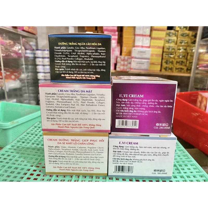 kem evi đủ dòng (hàng chuẩn)