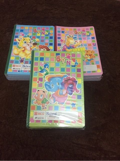 Vở Ô ly 48 trang School Bạn nhỏ Plus Hồng Hà