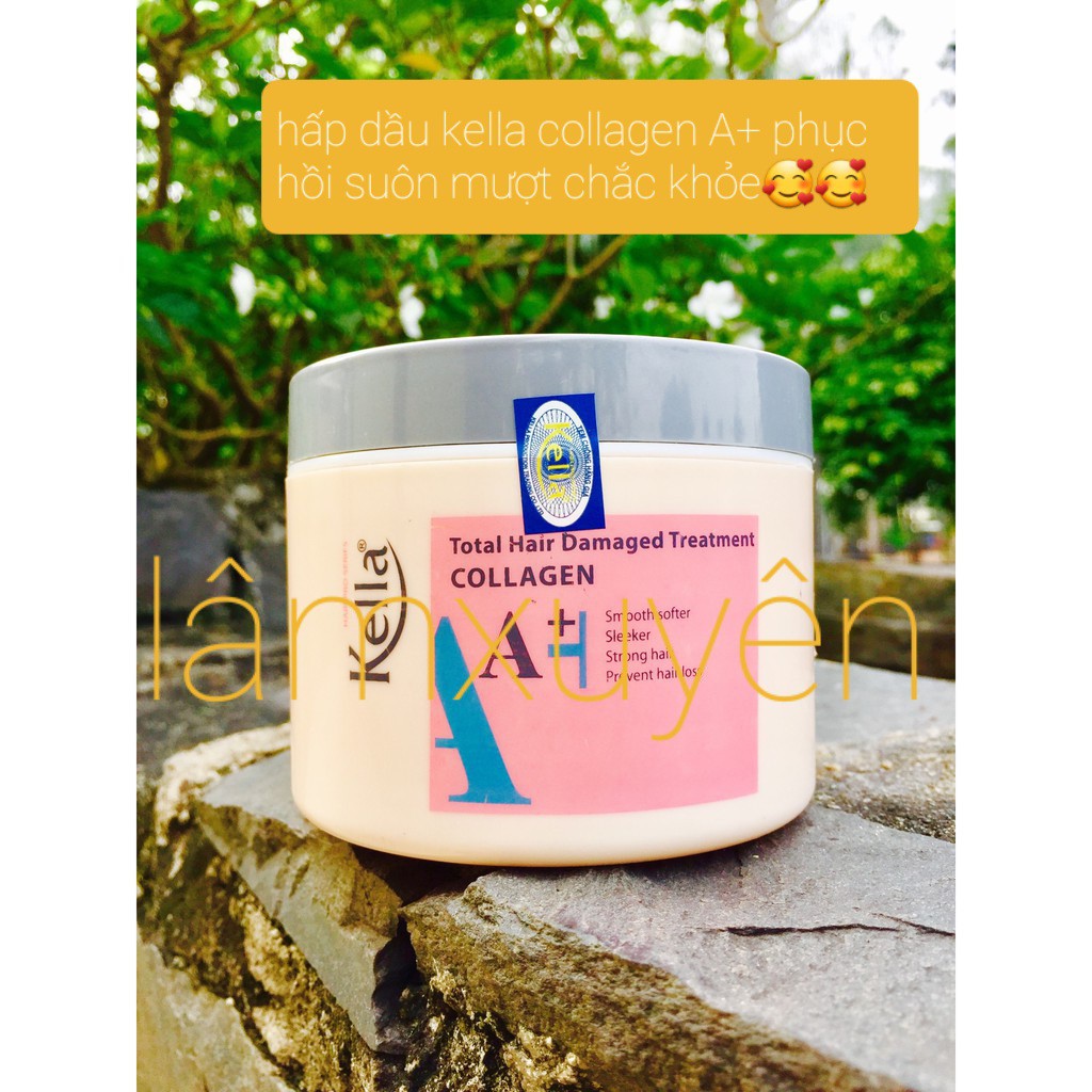 Hấp dầu collagen Kella 🤩 Tận Gốc 🤩 Chính Hãng Siêu thơm mềm bóng mượt tóc, cải thiện khô xơ, hư tổn, giúp tóc chắc khỏe.