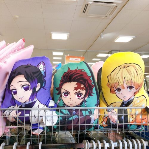 Gối siêu mềm Kimetsu no Yaiba viền chân dung Demon SlayerCushion Shimamura chính hãng Nhật Bản